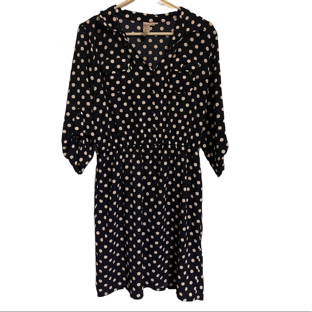 Emma & Michele Polka Dot Dress